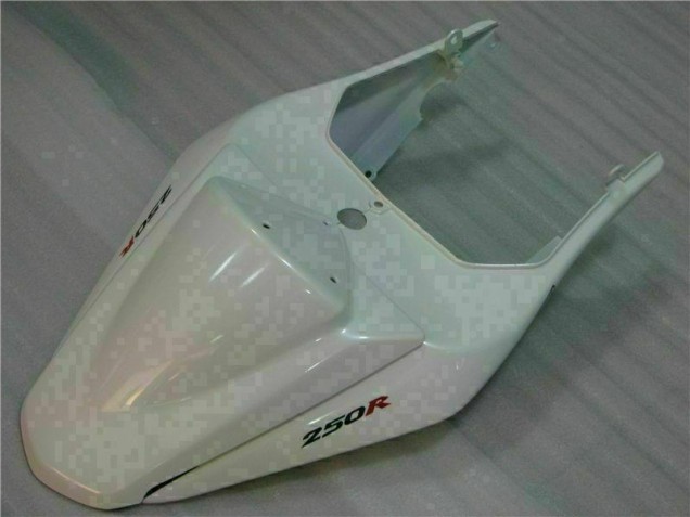 2008-2012 Blanc Noir Ninja 3M Kawasaki EX250 Carénage Moto 2008-2012 Blanc Noir Ninja 3M Kawasaki EX250 Carénage Moto