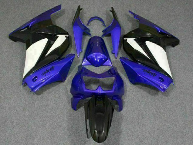 2008-2012 Bleu Blanc Noir Ninja Kawasaki EX250 Carénage Moto 2008-2012 Bleu Blanc Noir Ninja Kawasaki EX250 Carénage Moto