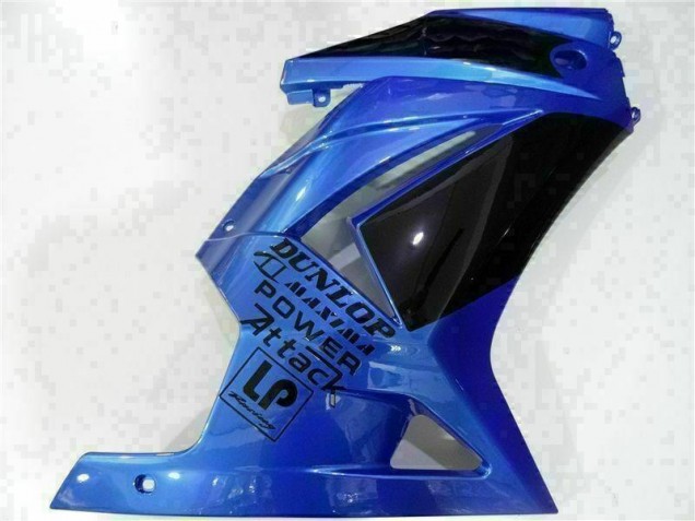 2008-2012 Bleu Noir Kawasaki EX250 Carénage Moto 2008-2012 Bleu Noir Kawasaki EX250 Carénage Moto