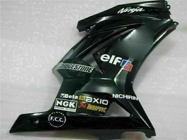 2008-2012 Noir Kawasaki EX250 Carénage Moto 2008-2012 Noir Kawasaki EX250 Carénage Moto