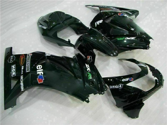 2008-2012 Noir Kawasaki EX250 Kit Carénages Motos Complet 2008-2012 Noir Kawasaki EX250 Kit Carénages Motos Complet