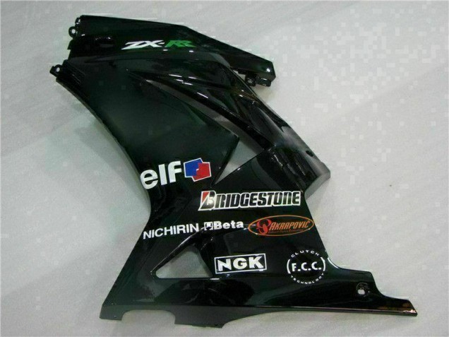 2008-2012 Noir Kawasaki EX250 Kit Carénages Motos Complet 2008-2012 Noir Kawasaki EX250 Kit Carénages Motos Complet