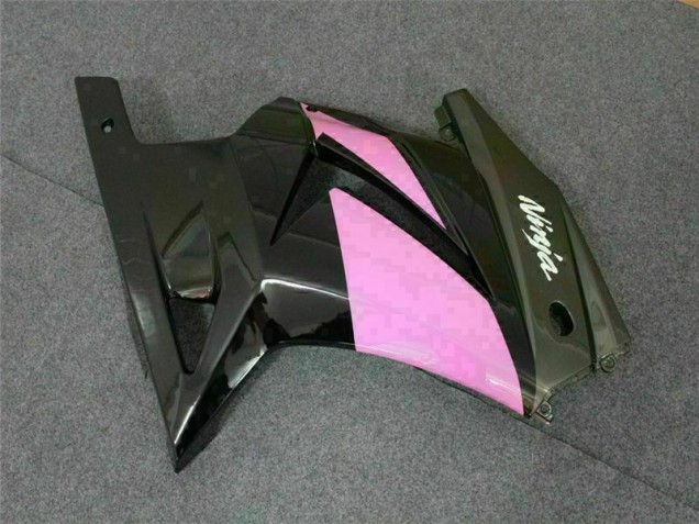 2008-2012 Noir Rose Ninja Kawasaki EX250 Carénage Moto 2008-2012 Noir Rose Ninja Kawasaki EX250 Carénage Moto