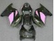 2008-2012 Noir Rose Ninja Kawasaki EX250 Carénage Moto 2008-2012 Noir Rose Ninja Kawasaki EX250 Carénage Moto
