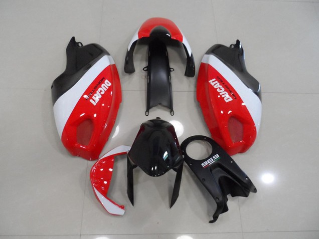 2008-2012 Noir Rouge Blanc Ducati Monster 696 Carénage Moto 2008-2012 Noir Rouge Blanc Ducati Monster 696 Carénage Moto