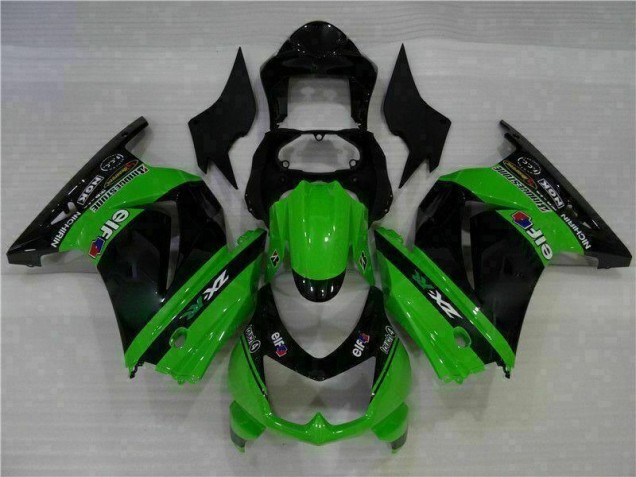 2008-2012 Noir Vert Kawasaki EX250 Carrosserie Moto 2008-2012 Noir Vert Kawasaki EX250 Carrosserie Moto