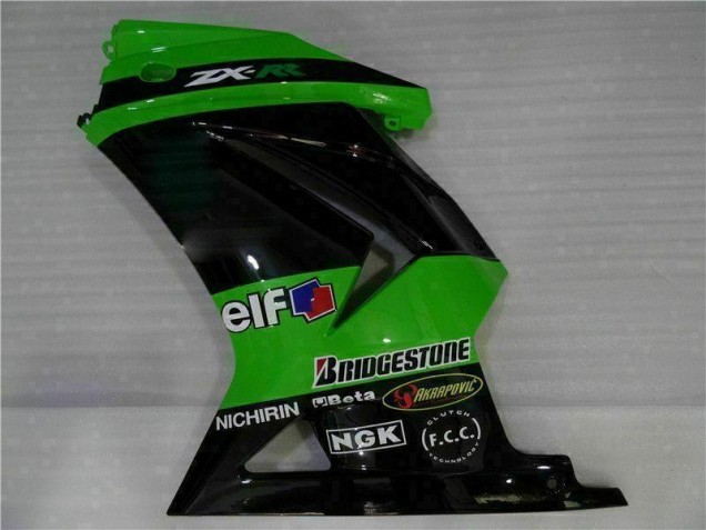 2008-2012 Noir Vert Kawasaki EX250 Carrosserie Moto 2008-2012 Noir Vert Kawasaki EX250 Carrosserie Moto