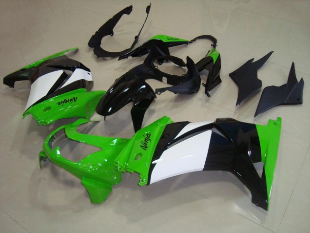 2008-2012 Vert Blanc Noir Kawasaki ZX250R Carénage Moto 2008-2012 Vert Blanc Noir Kawasaki ZX250R Carénage Moto