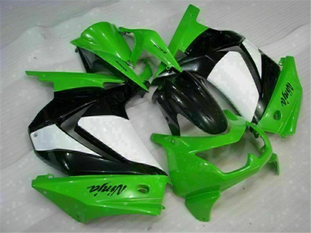2008-2012 Vert Noir Ninja Kawasaki EX250 Kit Carénages Motos 2008-2012 Vert Noir Ninja Kawasaki EX250 Kit Carénages Motos