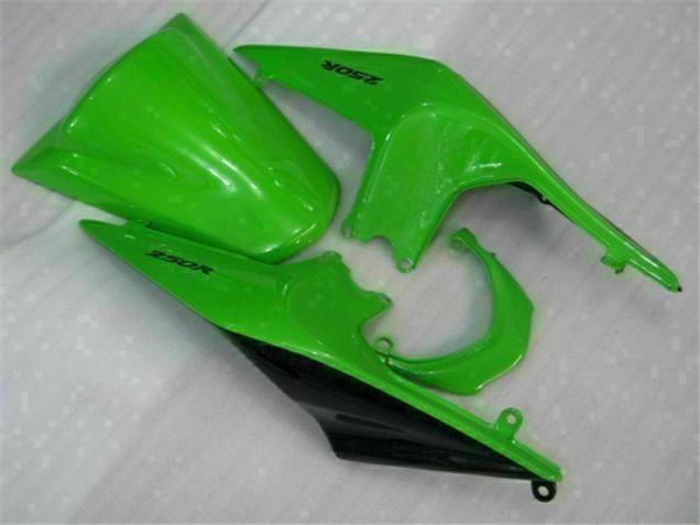2008-2012 Vert Noir Ninja Kawasaki EX250 Kit Carénages Motos 2008-2012 Vert Noir Ninja Kawasaki EX250 Kit Carénages Motos