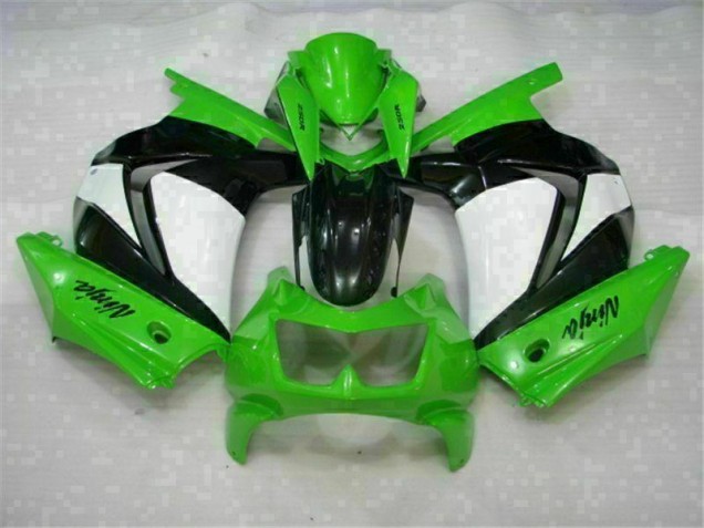 2008-2012 Vert Noir Ninja Kawasaki EX250 Kit Carénages Motos 2008-2012 Vert Noir Ninja Kawasaki EX250 Kit Carénages Motos
