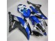 2008-2016 Blanc Bleu Noir Yamaha YZF R6 Carénage Moto 2008-2016 Blanc Bleu Noir Yamaha YZF R6 Carénage Moto
