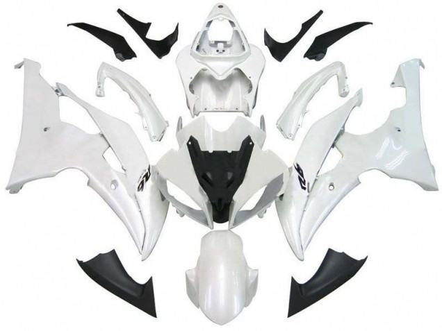 2008-2016 Blanc Nacré R6 Yamaha YZF R6 Carénage Moto 2008-2016 Blanc Nacré R6 Yamaha YZF R6 Carénage Moto