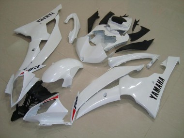 2008-2016 Blanc Nacré Yamaha YZF R6 Carrosserie Moto