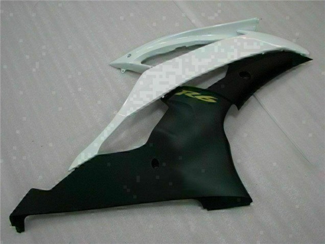 2008-2016 Blanc Noir Yamaha YZF R6 Carénages Moto 2008-2016 Blanc Noir Yamaha YZF R6 Carénages Moto