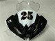 2008-2016 Blanc Noir Yamaha YZF R6 Kit Carénages Motos 2008-2016 Blanc Noir Yamaha YZF R6 Kit Carénages Motos
