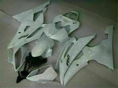 2008-2016 Blanc Yamaha YZF R6 Kit Carénages Motos Complet