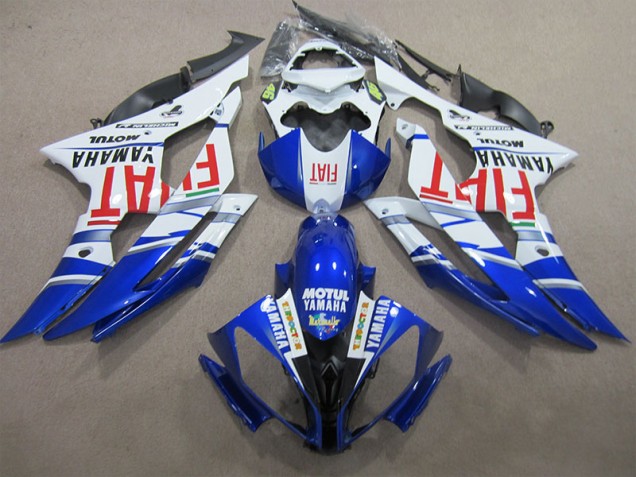 2008-2016 Bleu Blanc Motul Rouge Fiat Yamaha YZF R6 Carénage Moto 2008-2016 Bleu Blanc Motul Rouge Fiat Yamaha YZF R6 Carénage Moto