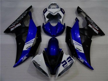 2008-2016 Bleu Blanc Noir YEC 23 Yamaha YZF R6 Carénage Moto