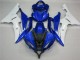 2008-2016 Bleu Blanc Noir Yamaha YZF R6 Carénage Moto 2008-2016 Bleu Blanc Noir Yamaha YZF R6 Carénage Moto
