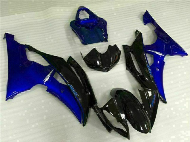2008-2016 Bleu Noir Yamaha YZF R6 Carrosserie Moto 2008-2016 Bleu Noir Yamaha YZF R6 Carrosserie Moto