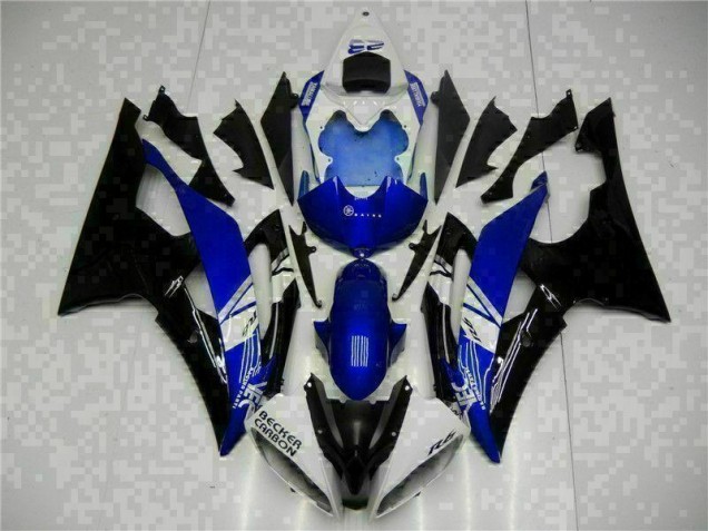 2008-2016 Bleu Noir Yamaha YZF R6 Kit Carénages Motos Complet 2008-2016 Bleu Noir Yamaha YZF R6 Kit Carénages Motos Complet