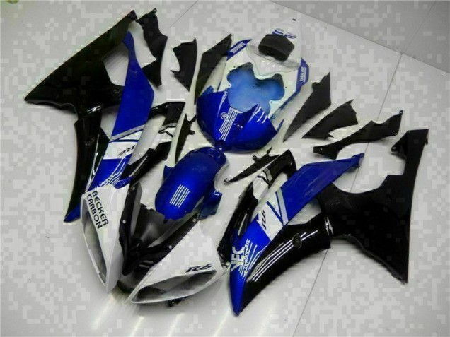 2008-2016 Bleu Noir Yamaha YZF R6 Kit Carénages Motos Complet 2008-2016 Bleu Noir Yamaha YZF R6 Kit Carénages Motos Complet
