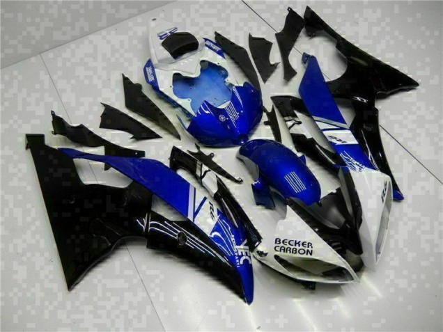 2008-2016 Bleu Noir Yamaha YZF R6 Kit Carénages Motos Complet 2008-2016 Bleu Noir Yamaha YZF R6 Kit Carénages Motos Complet