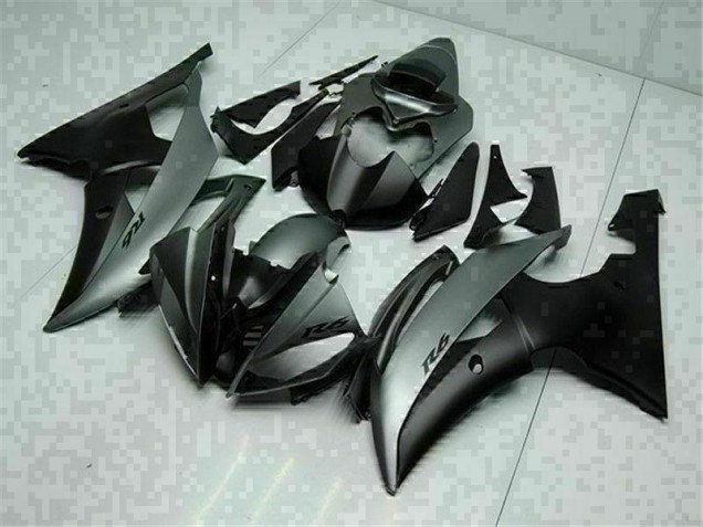2008-2016 Gris Noir Yamaha YZF R6 Carénage Moto 2008-2016 Gris Noir Yamaha YZF R6 Carénage Moto