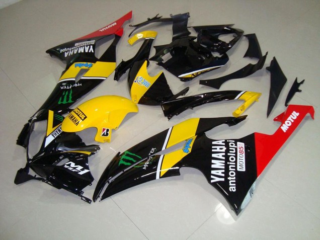 2008-2016 Jaune Monster Yamaha YZF R6 Carénage Moto 2008-2016 Jaune Monster Yamaha YZF R6 Carénage Moto