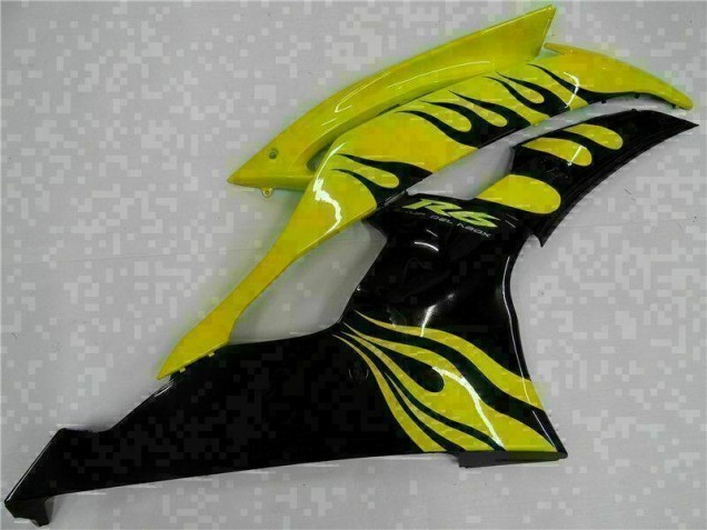 2008-2016 Jaune Noir Yamaha YZF R6 Carénages Moto 2008-2016 Jaune Noir Yamaha YZF R6 Carénages Moto