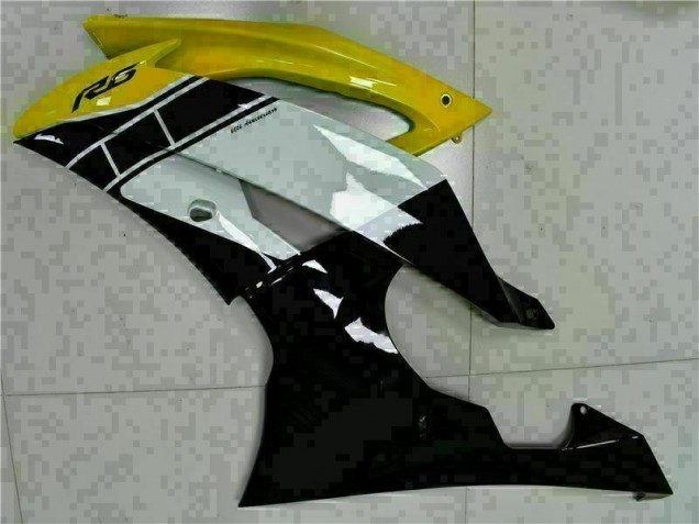 2008-2016 Jaune Noir Yamaha YZF R6 Carrosserie Moto 2008-2016 Jaune Noir Yamaha YZF R6 Carrosserie Moto