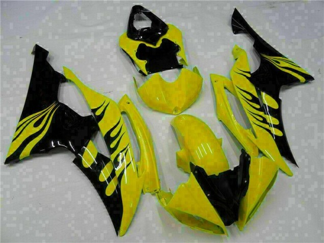2008-2016 Jaune Yamaha YZF R6 Carénage Moto 2008-2016 Jaune Yamaha YZF R6 Carénage Moto