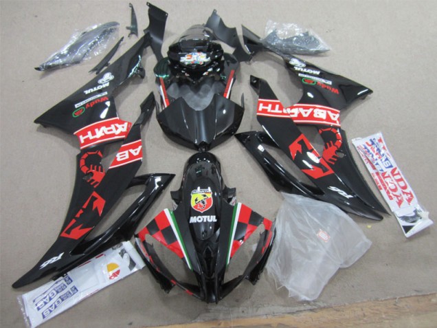 2008-2016 Noir Blanc Motul Yamaha YZF R6 Carénage Moto 2008-2016 Noir Blanc Motul Yamaha YZF R6 Carénage Moto