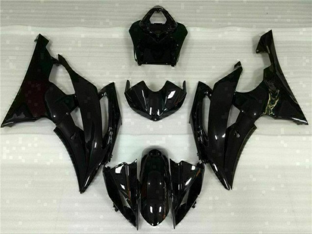 2008-2016 Noir Brillant Yamaha YZF R6 Carénage Moto 2008-2016 Noir Brillant Yamaha YZF R6 Carénage Moto