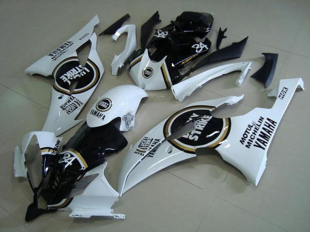 2008-2016 Noir Lucky Strike Yamaha YZF R6 Carénage Moto 2008-2016 Noir Lucky Strike Yamaha YZF R6 Carénage Moto