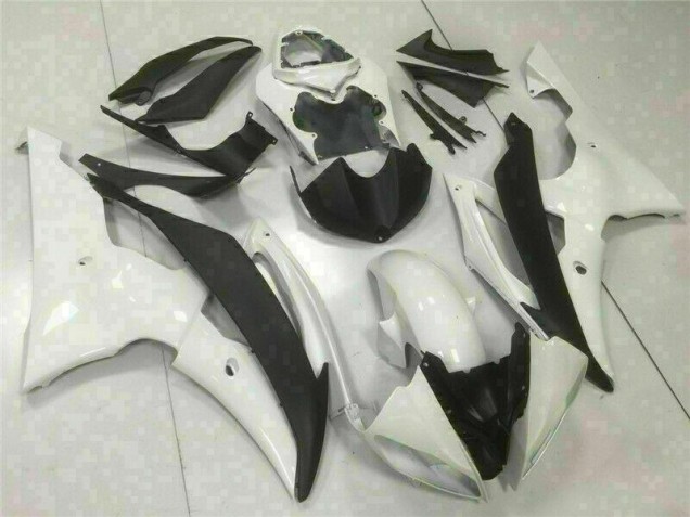 2008-2016 Blanc Yamaha YZF R6 Carénage Moto