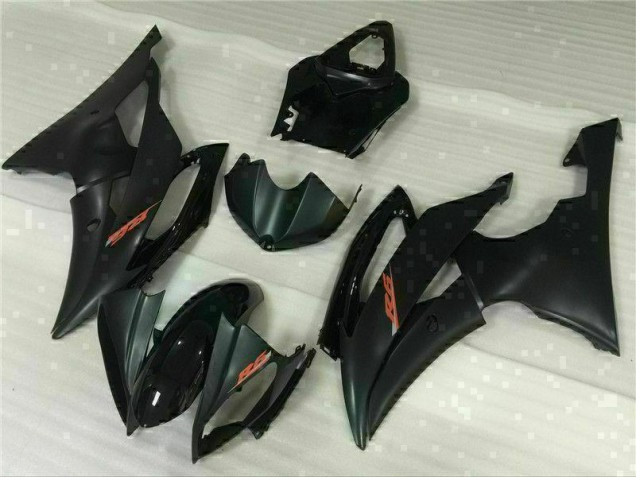 2008-2016 Noir Yamaha YZF R6 Kit Carénages Motos & Plastique 2008-2016 Noir Yamaha YZF R6 Kit Carénages Motos & Plastique