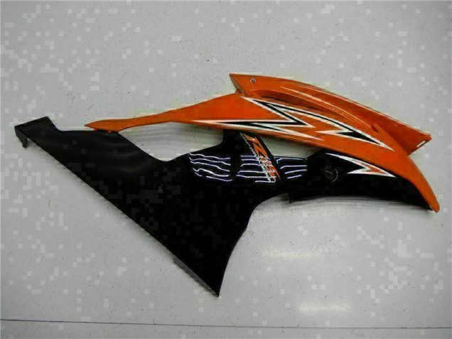 2008-2016 Orange Noir Yamaha YZF R6 Carénage Moto 2008-2016 Orange Noir Yamaha YZF R6 Carénage Moto
