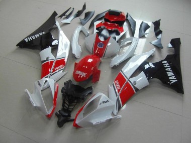 2008-2016 Rouge Blanc Noir Yamaha YZF R6 Carénage Moto