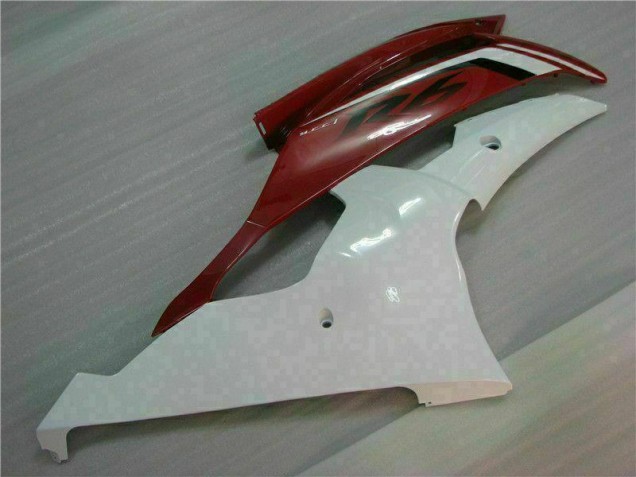 2008-2016 Rouge Blanc Yamaha YZF R6 Carénage Moto 2008-2016 Rouge Blanc Yamaha YZF R6 Carénage Moto