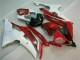 2008-2016 Rouge Blanc Yamaha YZF R6 Carénage Moto 2008-2016 Rouge Blanc Yamaha YZF R6 Carénage Moto