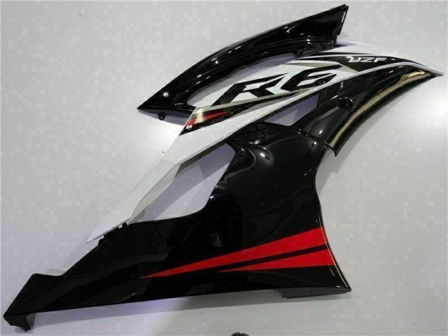 2008-2016 Rouge Noir Yamaha YZF R6 Carénage Moto 2008-2016 Rouge Noir Yamaha YZF R6 Carénage Moto