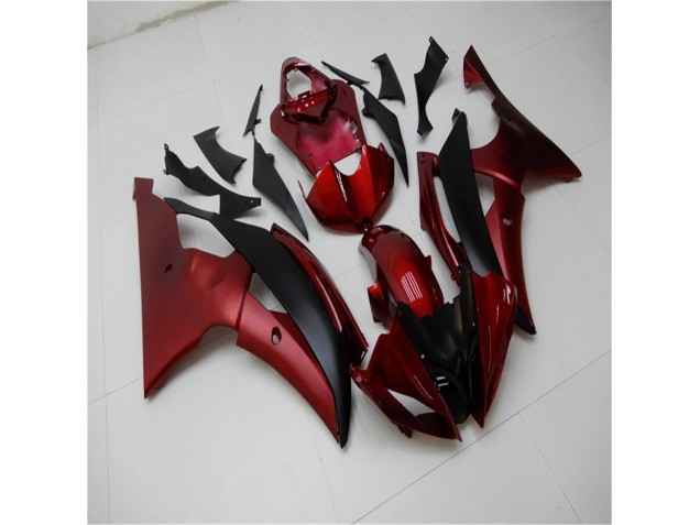 2008-2016 Rouge Noir Yamaha YZF R6 Carénages Moto 2008-2016 Rouge Noir Yamaha YZF R6 Carénages Moto