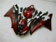 2008-2016 Rouge Noir Yamaha YZF R6 Kit Carénages Motos Complet 2008-2016 Rouge Noir Yamaha YZF R6 Kit Carénages Motos Complet