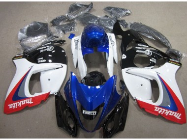 2008-2019 Blanc Bleu Makita Suzuki GSXR 1300 Hayabusa Carénage Moto