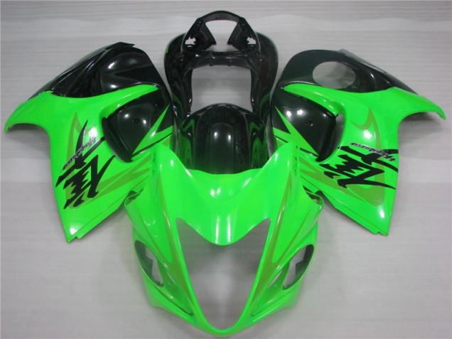 2008-2019 Vert Noir Suzuki GSXR 1300 Hayabusa Carénage Moto 2008-2019 Vert Noir Suzuki GSXR 1300 Hayabusa Carénage Moto