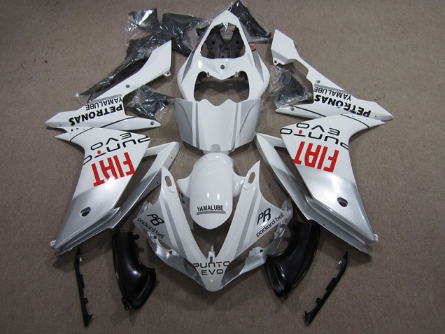 2009-2011 Blanc Noir PB Rouge Fiat Yamaha YZF R1 Carénage Moto