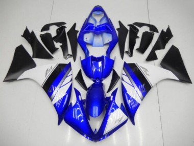 2009-2011 Bleu Blanc Noir Yamaha YZF R1 Carénage Moto