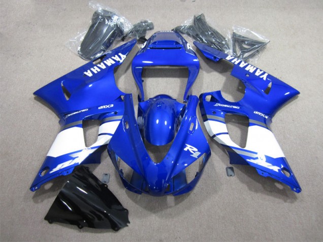 2009-2011 Bleu Blanc Yamaha YZF R1 Kit Carénages Motos Complet 2009-2011 Bleu Blanc Yamaha YZF R1 Kit Carénages Motos Complet